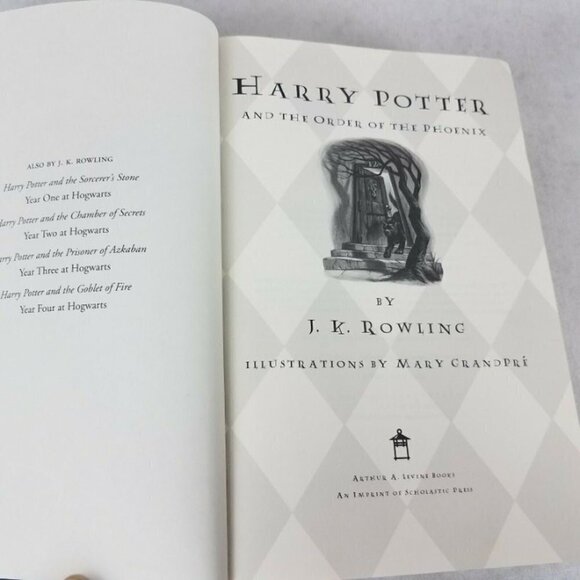 Warner Bros. Other - Harry Potter and the Order of the Phoenix JK Rowling 2003 1st Edition Hardcover.